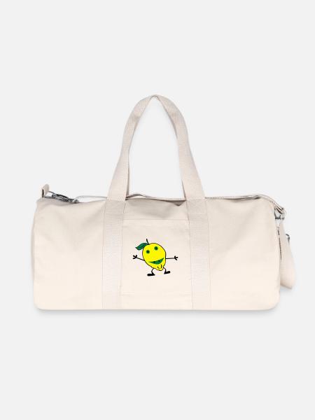 lemons man - Recycled Canvas Sports Bag by Stanley/Stella - natural