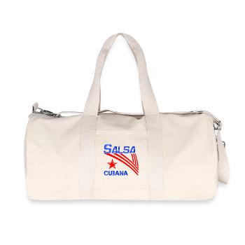 Salsa Cubana blue - Pro dance Edition - Recycled Canvas Sports Bag by Stanley/Stella - natural - Front