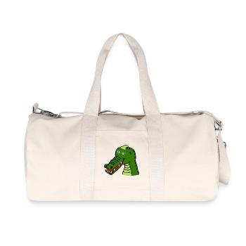 kroko 49 - Recycelte Canvas-Sporttasche von Stanley/Stella - Naturweiß - Vorne