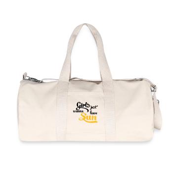 sun - Recycled Canvas Sports Bag by Stanley/Stella - natural - Front