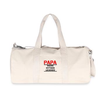 Dad, man, myth, legend - Recycled Canvas Sports Bag by Stanley/Stella - natural - Front