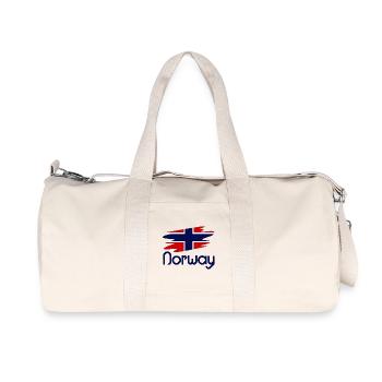 Drapeau Norvège - Design - Sac de sport en toile recyclée Stanley/Stella - blanc naturel - Devant