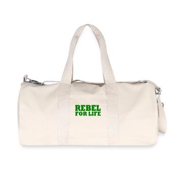 Rebel for life - Recycled Canvas Sports Bag by Stanley/Stella - natural - Front