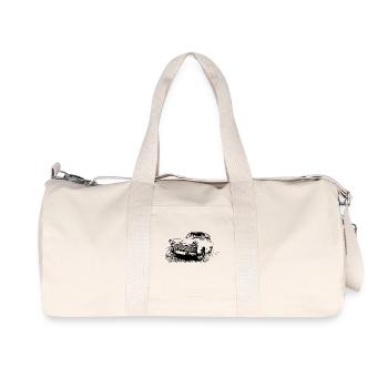  P 601 S - Sac de sport en toile recyclée Stanley/Stella - blanc naturel - Devant