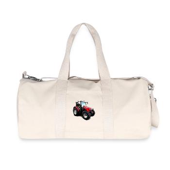 M F 5611 Tractor - Recycled Canvas Sports Bag by Stanley/Stella - natural - Front