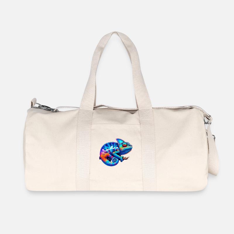 Chamäleon - Recycelte Canvas-Sporttasche von Stanley/Stella - Naturweiß