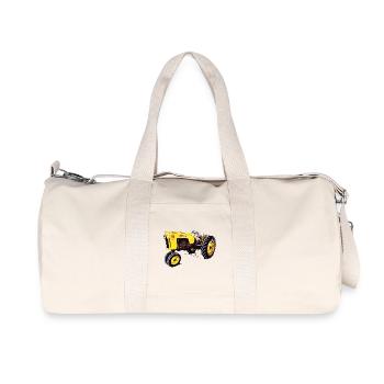 MINNEAPOLIS Traktor 4 STAR - Recycelte Canvas-Sporttasche von Stanley/Stella - Naturweiß - Vorne