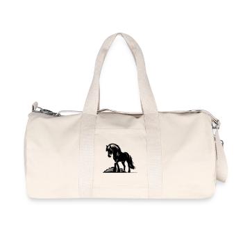 Cheval Islandais Cheval Islandais Poney - Sac de sport en toile recyclée Stanley/Stella - blanc naturel - Devant