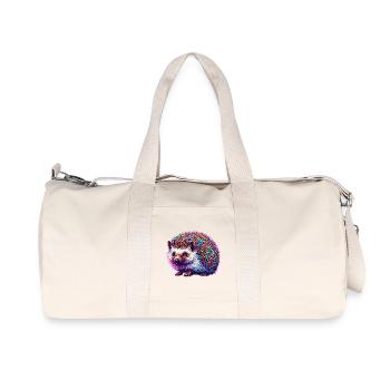 Hedgehog - Recycled Canvas Sports Bag by Stanley/Stella - natural - Front
