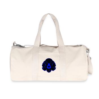 Caniche chien Portrait d’animal - Sac de sport en toile recyclée Stanley/Stella - blanc naturel - Devant
