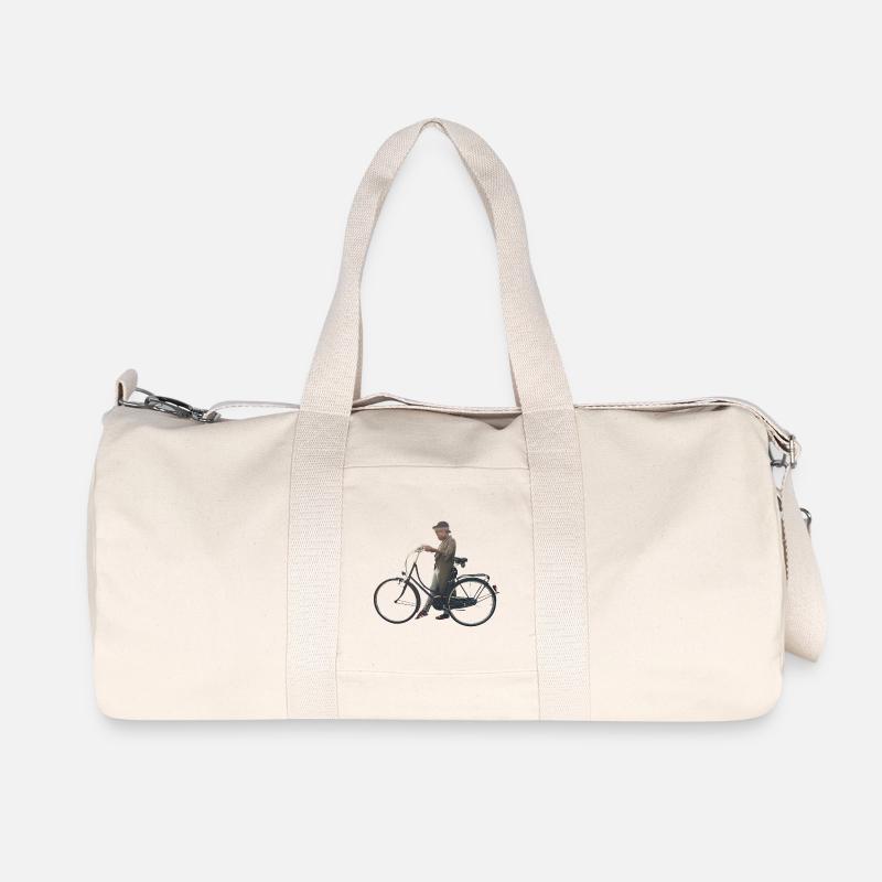 Sommertage - Recycelte Canvas-Sporttasche von Stanley/Stella - Naturweiß