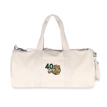 Strong as a bear at 40 - Recycled Canvas Sports Bag by Stanley/Stella - natural - Front