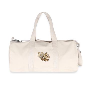 Monkey strong at 30 - Recycled Canvas Sports Bag by Stanley/Stella - natural - Front