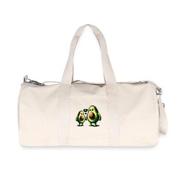 Avocouple tient le coup - Sac de sport en toile recyclée Stanley/Stella - blanc naturel - Devant
