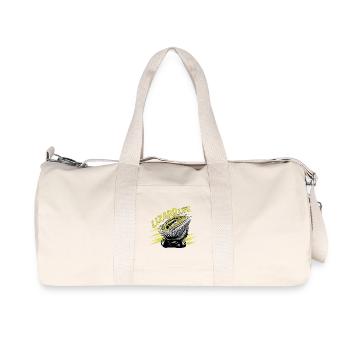 T-shirt graphique Lizard Life - Sac de sport en toile recyclée Stanley/Stella - blanc naturel - Devant