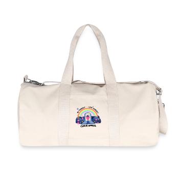 Rainbow Graphics Fierté et acceptation – Amour - Sac de sport en toile recyclée Stanley/Stella - blanc naturel - Devant