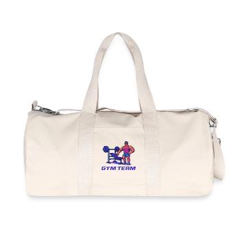 Bodybuilder Gym Bande dessinée - Sac de sport en toile recyclée Stanley/Stella - blanc naturel - Devant