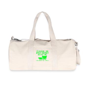 Please bear with me, I'm a boomer - Recycled Canvas Sports Bag by Stanley/Stella - natural - Front
