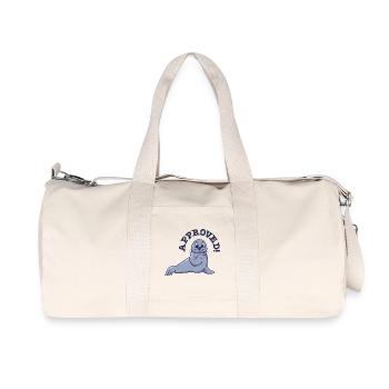 Approval Seal Cartoon Thumbs Up - Recycled Canvas Sports Bag by Stanley/Stella - natural - Front