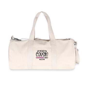Big Cousin 2027 barre de chargement à cœur - Sac de sport en toile recyclée Stanley/Stella - blanc naturel - Devant