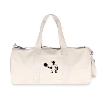 Padel - Sac de sport en toile recyclée Stanley/Stella - blanc naturel - Devant