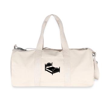 Bett - Recycelte Canvas-Sporttasche von Stanley/Stella - Naturweiß - Vorne