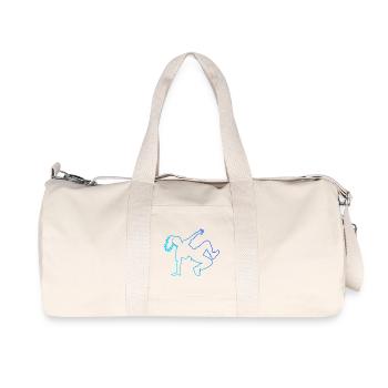 Idée de cadeau pour le danseur hip-hop avec le b-boying - Sac de sport en toile recyclée Stanley/Stella - blanc naturel - Devant
