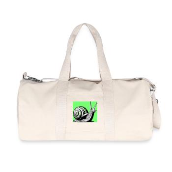 Escargot - Sac de sport en toile recyclée Stanley/Stella - blanc naturel - Devant