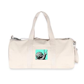 Escargot - Sac de sport en toile recyclée Stanley/Stella - blanc naturel - Devant