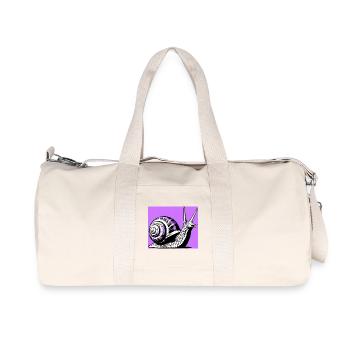 Snail - Recycled Canvas Sports Bag by Stanley/Stella - natural - Front