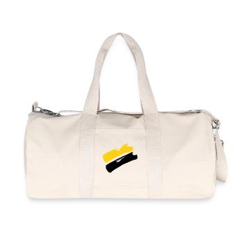 Sachsen-Anhalt Flagge - Recycelte Canvas-Sporttasche von Stanley/Stella - Naturweiß - Vorne
