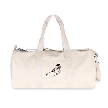 b i r d560 - Recycelte Canvas-Sporttasche von Stanley/Stella - Naturweiß - Vorne
