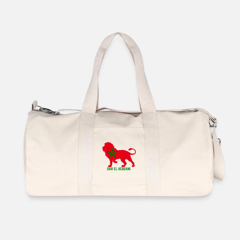 DAR EL KEBDANI - Sac de sport en toile recyclée Stanley/Stella - blanc naturel