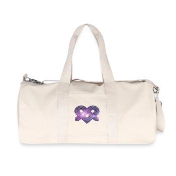 Birthday present space heart astrophysicist - Recycled Canvas Sports Bag by Stanley/Stella - natural - Front