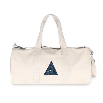 all seeing eye - Sac de sport en toile recyclée Stanley/Stella - blanc naturel - Devant