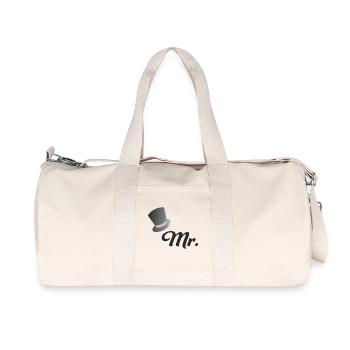 groom - Recycled Canvas Sports Bag by Stanley/Stella - natural - Front