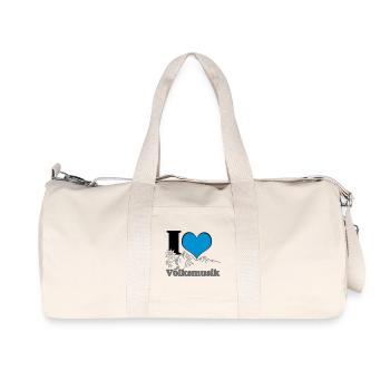 Volksmusik , Volksfest , Fun Shirt , Bayern (25) - Recycelte Canvas-Sporttasche von Stanley/Stella - Naturweiß - Vorne