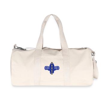Boxer engine motorcycle motorcyclist biker engine - Recycled Canvas Sports Bag by Stanley/Stella - natural - Front