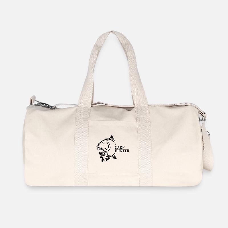 Carp Hunter - Recycelte Canvas-Sporttasche von Stanley/Stella - Naturweiß