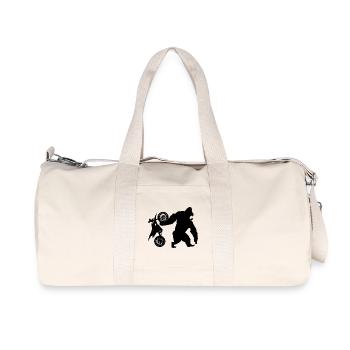 Dirt Bike - Recycled Canvas Sports Bag by Stanley/Stella - natural - Front