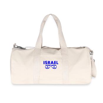 Israel - Recycled Canvas Sports Bag by Stanley/Stella - natural - Front