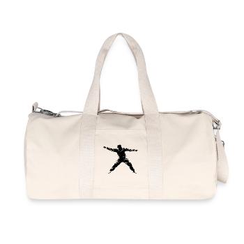 Dessin de breakdance - Sac de sport en toile recyclée Stanley/Stella - blanc naturel - Devant