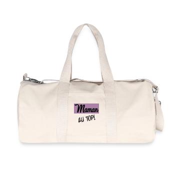 MAMAN - Sac de sport en toile recyclée Stanley/Stella - blanc naturel - Devant