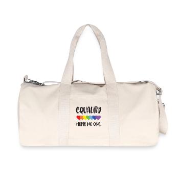 Mois de la fierté LGBT - L’égalité ne fait de mal à personne - Sac de sport en toile recyclée Stanley/Stella - blanc naturel - Devant