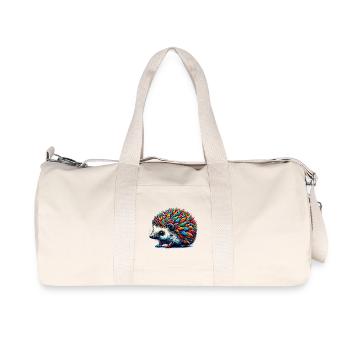 Igel - Recycelte Canvas-Sporttasche von Stanley/Stella - Naturweiß - Vorne