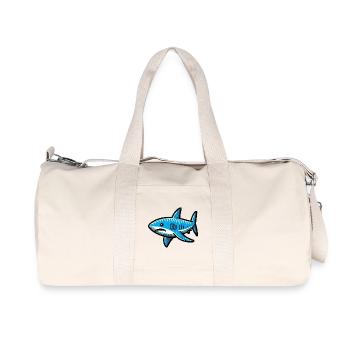 Shark - Recycled Canvas Sports Bag by Stanley/Stella - natural - Front