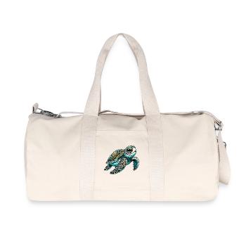 Turtle - Recycled Canvas Sports Bag by Stanley/Stella - natural - Front