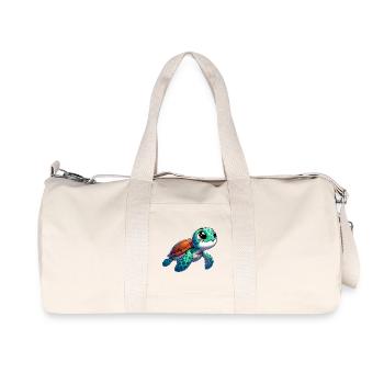 Turtle - Recycled Canvas Sports Bag by Stanley/Stella - natural - Front