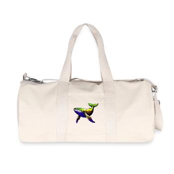 Wal - Recycelte Canvas-Sporttasche von Stanley/Stella - Naturweiß - Vorne