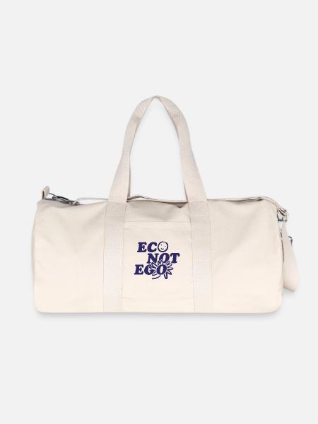 L’éco au lieu de l’ego - Sac de sport en toile recyclée Stanley/Stella - blanc naturel